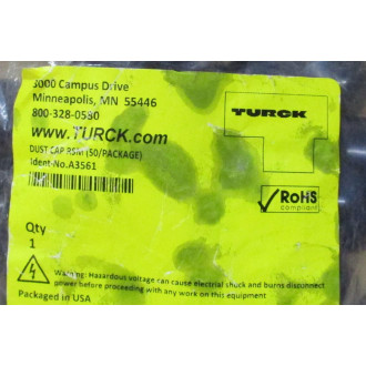 Turck A3561 Dust Cap (Pack of 50)