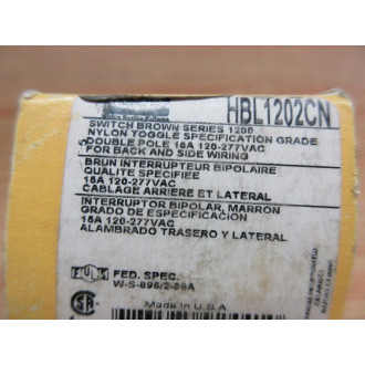 Hubbell HBL1202CN Switch