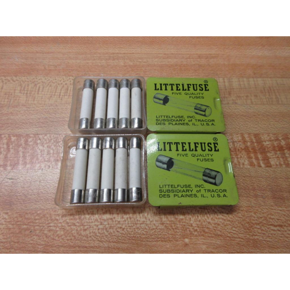 Littelfuse 3AB-15A Fuse Cross Ref 1BX45 314, White, 0314015 (Pack of 10)