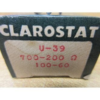 Clarostat U-39-700-200 Potentiometer U39700200