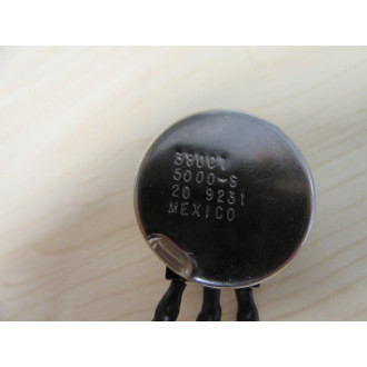 Clarostat 380C1 5000 Potentiometer 380C15000 5000 Ohms - Used