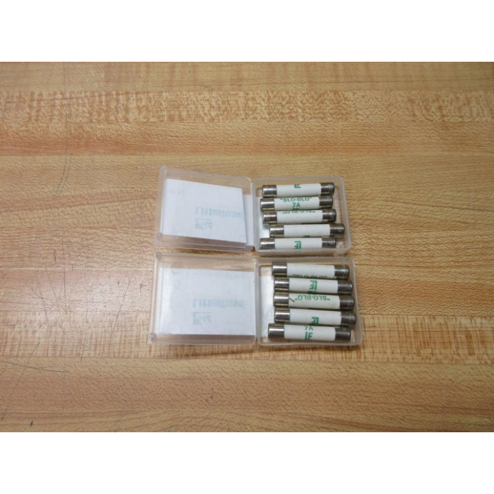 Littelfuse 0323007 Fuse 3AB-7A, 323007 White (Pack of 10)