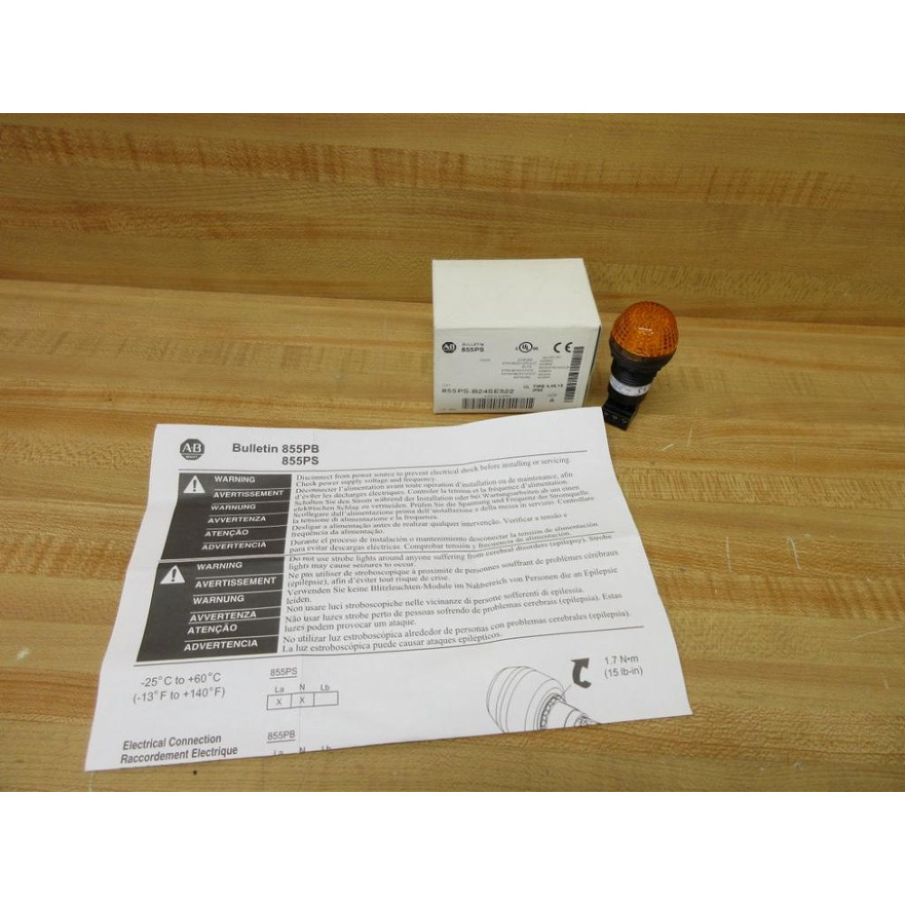 Allen Bradley 855PS-B24SE522 Strobe Light 855PSB24SE522