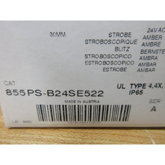 Allen Bradley 855PS-B24SE522 Strobe Light 855PSB24SE522