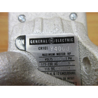 General Electric CR101Y400J Manual Motor Starter
