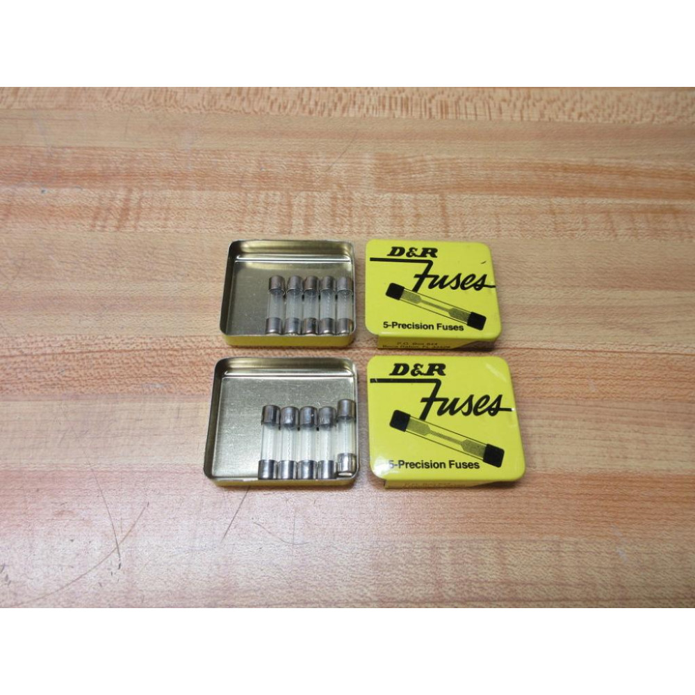 BEL 5MF4A-125V D&R Fuse F520-4A Jagged Wire Element (Pack of 10)