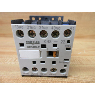 Entrelec Schiele KHS-22 Control Relay 1.309.070.29