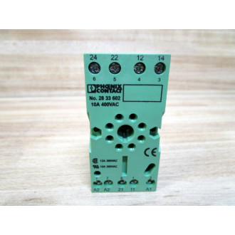 Phoenix Contact 28 33 602 Relay Socket 2833602 (Pack of 10)