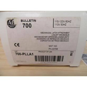 Allen Bradley 700-PLLA1 Mechanical Latch 700PLLA1