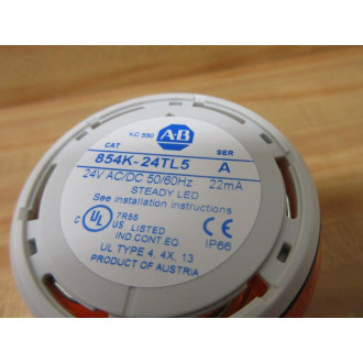 Allen Bradley 854K-24TL5 Stack Light 854K24TL5