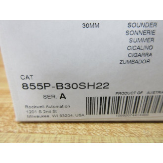 Allen Bradley 855P-B30SH22 Sounder 855PB30SH22