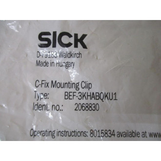 Sick BEF-3KHABQKU1 C-Fix Mounting Clip 2068830
