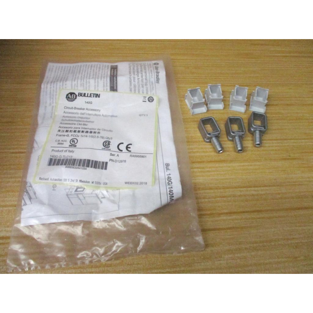 Allen Bradley 140G-G-TLC13 Terminal Lug Kit D12978