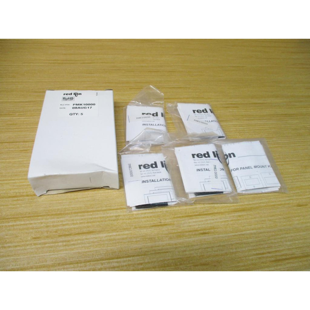 Red Lion PMK10000 Panel Mount Kit (Pack of 5)