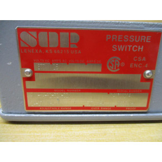 SOR 4NN-H4-P1-B1A-CSX Pressure Switch 4NNH4P1B1ACSX - New No Box
