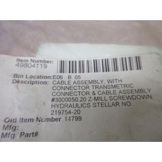 Generic 49804119 Single Ended Cable 14799 - New No Box