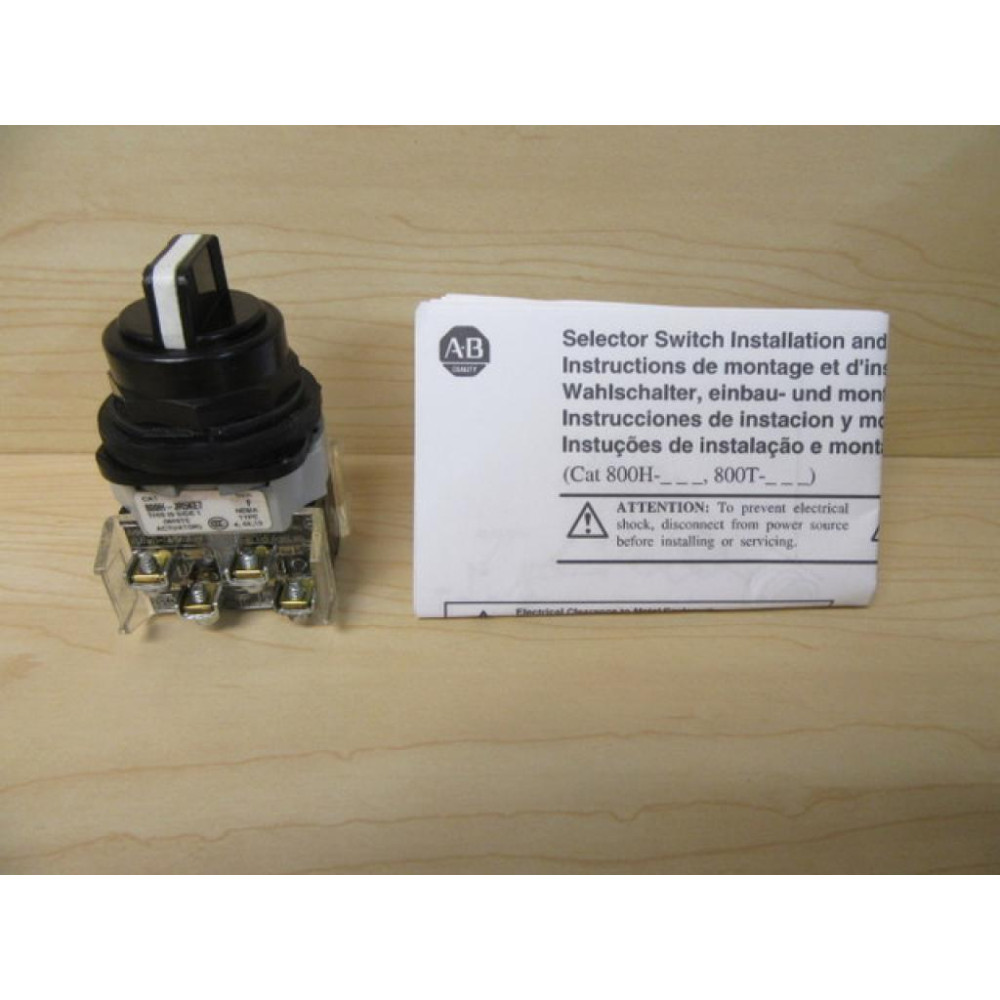 Allen Bradley 800H-JR5KE7B Selector Switch - New No Box