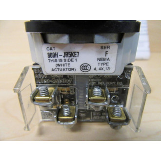 Allen Bradley 800H-JR5KE7B Selector Switch - New No Box