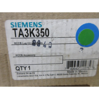 Siemens TA3K350 Lug Kit Assembly