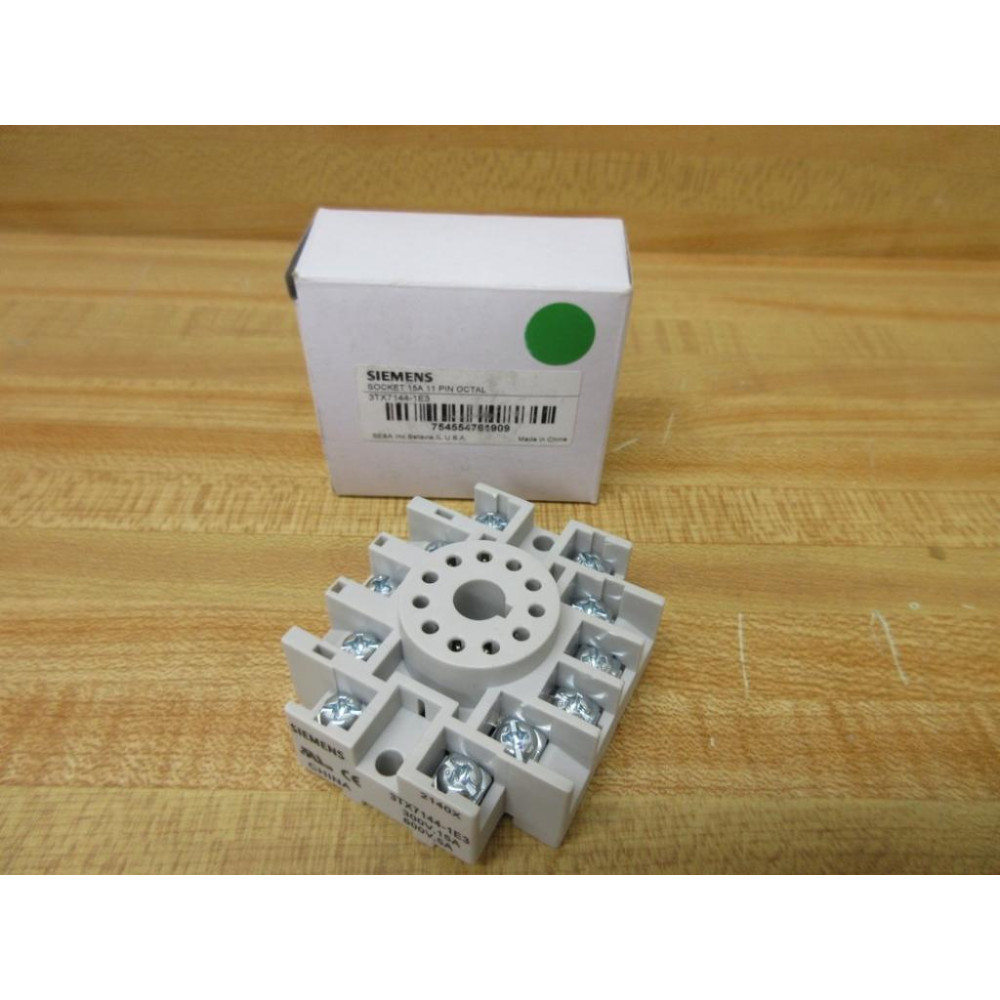 Siemens 3TX7144-1E3 Relay Socket 3TX71441E3