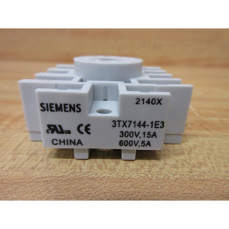 Siemens 3TX7144-1E3 Relay Socket 3TX71441E3
