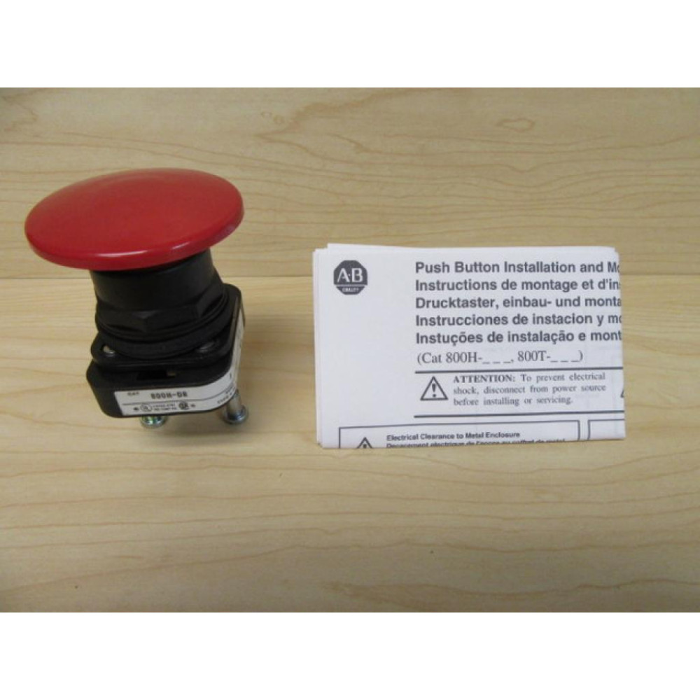 Allen Bradley 800H-DR6JD2P Push Button - New No Box