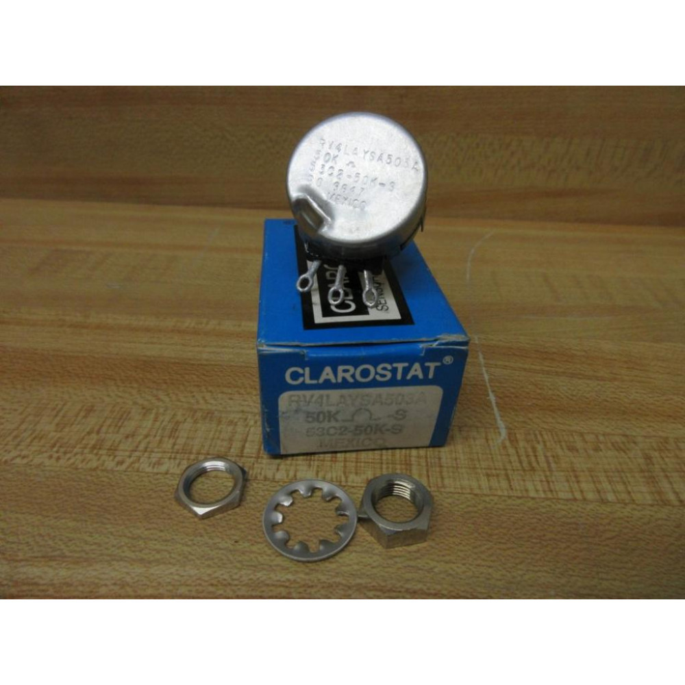 Clarostat RV4LAYSA503A Potentiometer 53C2-50K-S