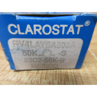 Clarostat RV4LAYSA503A Potentiometer 53C2-50K-S