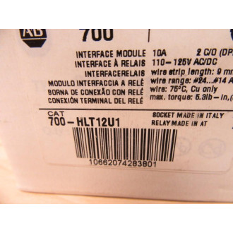 Allen Bradley 700-HLT12U1 Interface Module (Pack of 3)
