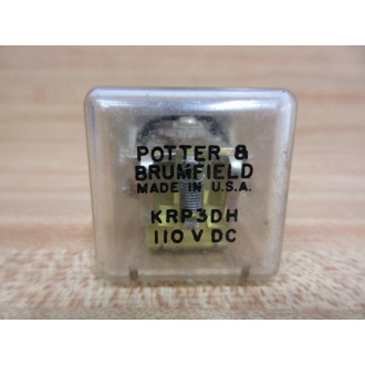 Potter & Brumfield KRP-3DH-110 Relay KRP3DH110 - Used