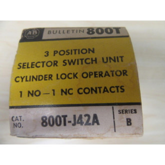 Allen Bradley 800T-J42A Selector Switch
