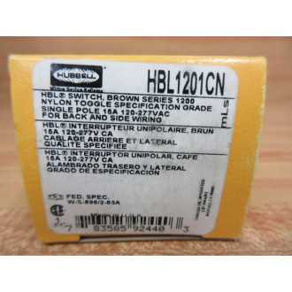 Hubbell HBL1201CN Switch