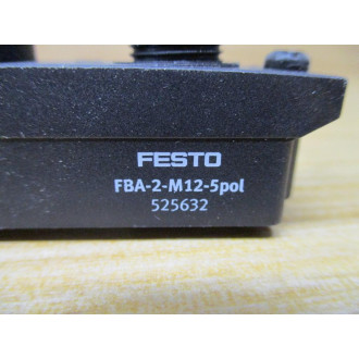 Festo FBA-2-M12-5pol Bus Connection 525632 - New No Box