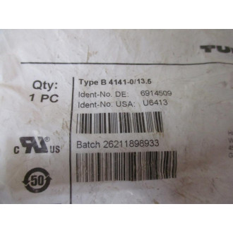 Turck B 4141-013.5 Field Wireable Connector U6413