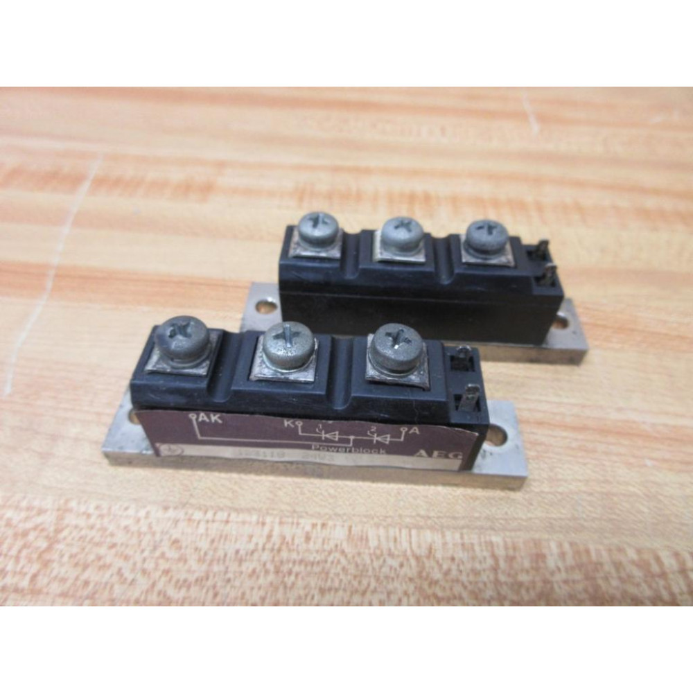 AEG Industrial 123118 Transistor Power Block 24W3 (Pack of 2) - Used