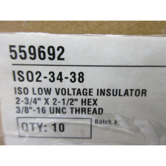 nVent Hoffman ISO2-34-38 Insulator 559692 (Pack of 10)