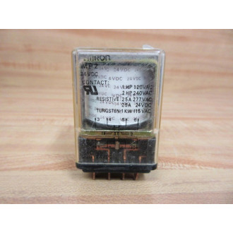 Omron MP2-24V DC Relay MP2-24VDC - Used