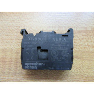 Sprecher + Schuh D7-D0C Pilot Light Power Module D7-DOC - New No Box