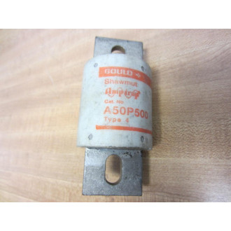 Gould A50P500 Shawmut Amp-trap Fuse 500 Amp - Used