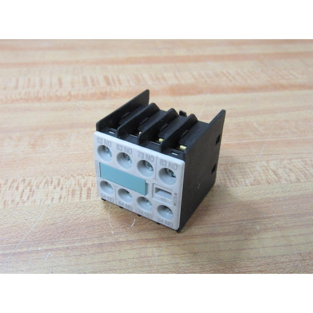 Siemens 3RH1911-1FA40 Auxiliary Contact 3RH19111FA40 - New No Box