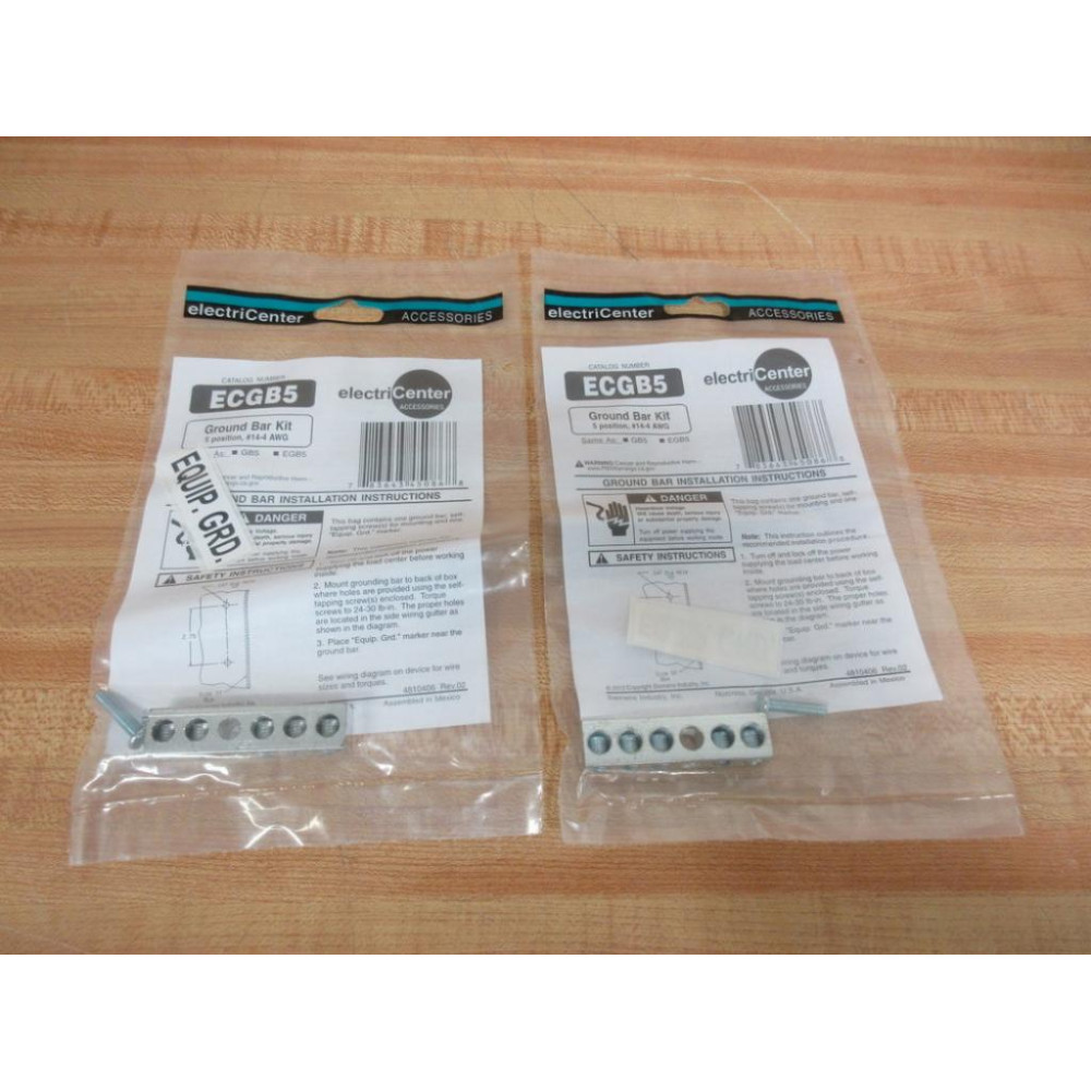 Siemens ECGB5 Ground Bar Kit (Pack of 2)