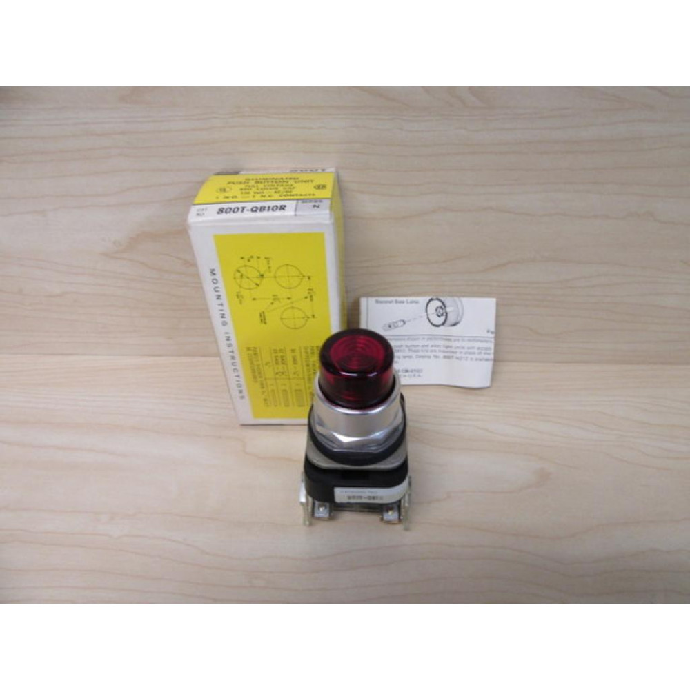 Allen Bradley 800T-QB10R Push Button Switch