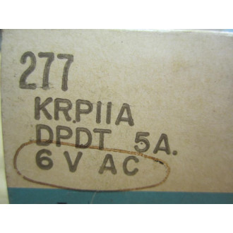 Potter & Brumfield KRP11A-6V AC Relay KRP11A-6VAC