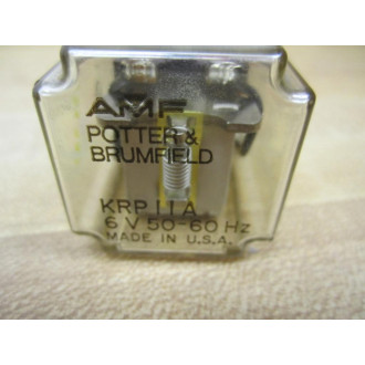 Potter & Brumfield KRP11A-6V AC Relay KRP11A-6VAC - New No Box