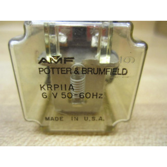 Potter & Brumfield KRP11A-6V AC Relay KRP11A-6VAC - Used
