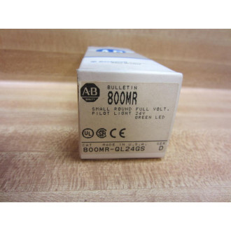 Allen Bradley 800MR-QL24GS Green Pilot 800MRQL24GS