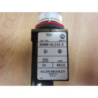 Allen Bradley 800MR-QL24GS Green Pilot 800MRQL24GS