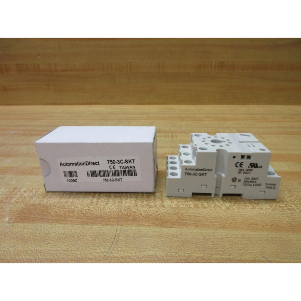 Automation Direct 750-3C-SKT Relay Socket 7503CSKT