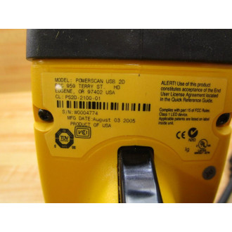 PSC PS2D-2100-01 Barcode Scanner PS2D210001