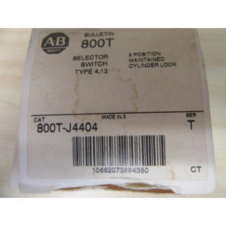 Allen Bradley 800T-J4404B Selector Switch
